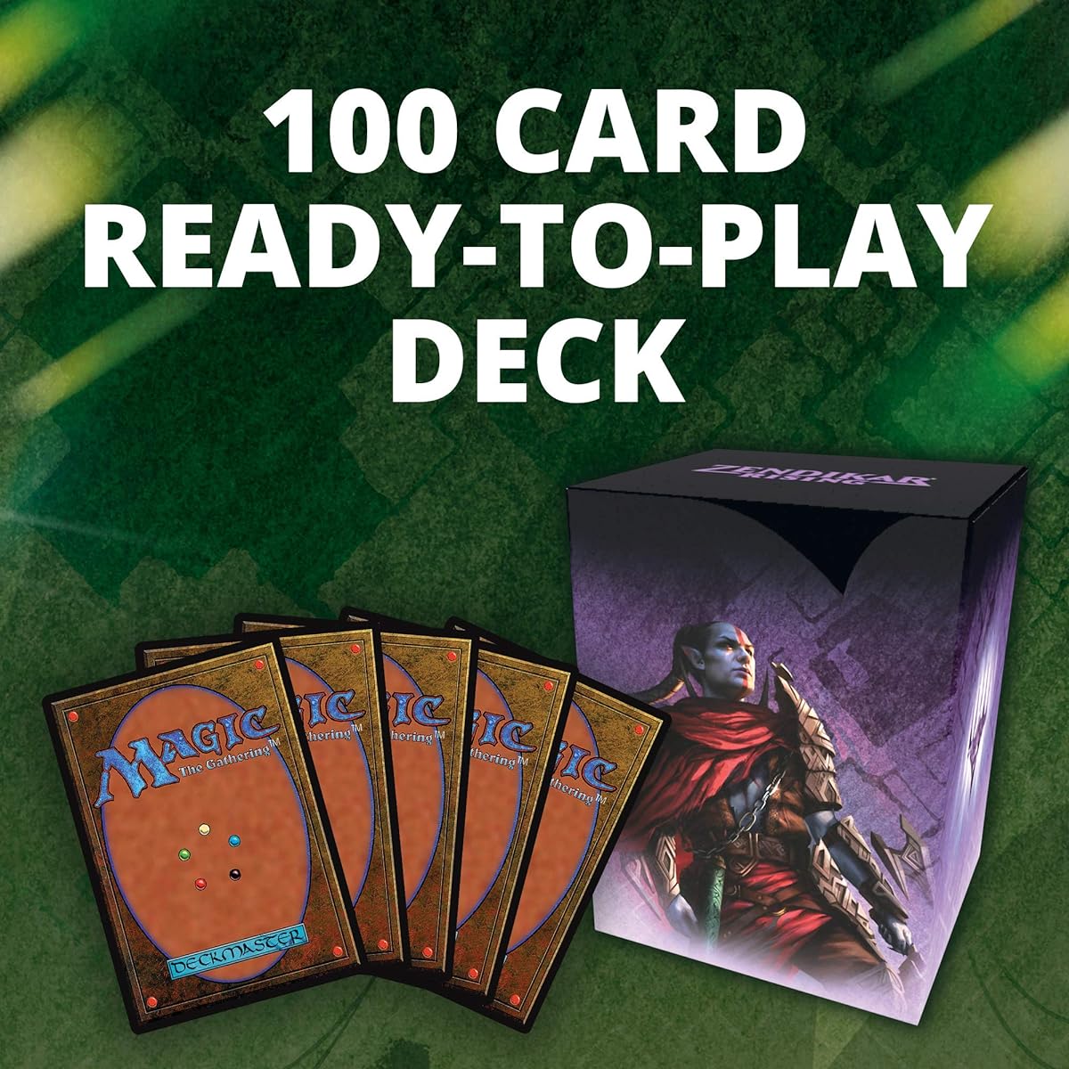 Magic: The Gathering Zendikar Rising Commander Deck - Sneak Attack | 100 Card Ready-to-Play Deck | 1 Foil Commander | Blue-Black