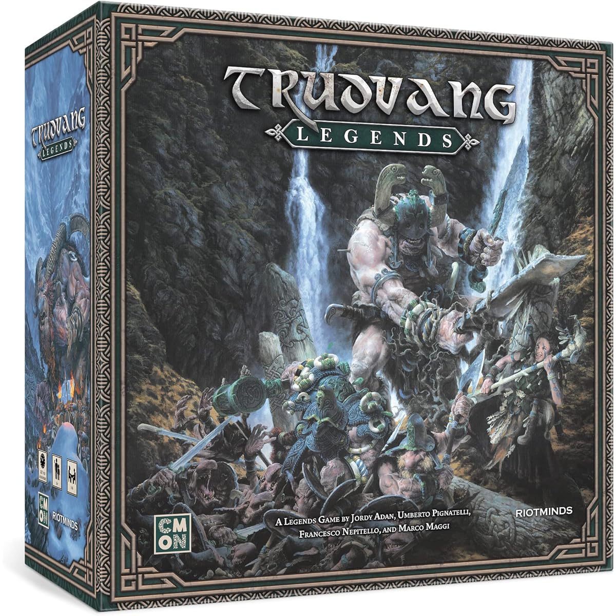 Trudvang Legends Board Game | Tabletop Miniatures Strategy Game | Cooperative Fantasy Adventure Game for Adults and Teens | Ages 14+ | 1-4 Players | Average Playtime 120 Minutes | Made by CMON