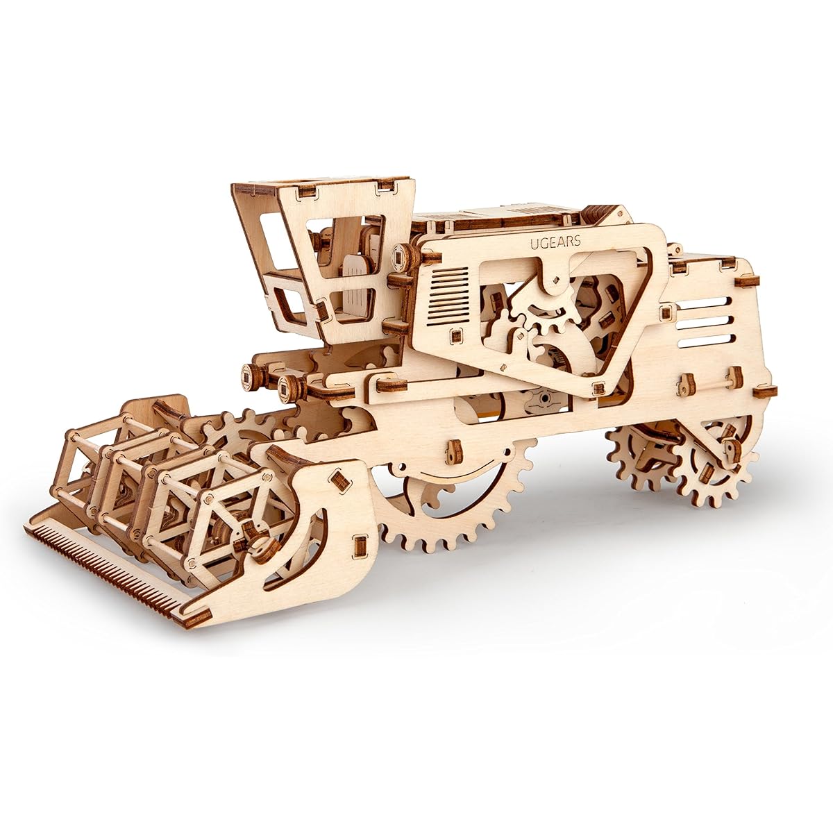 UGears Mechanical Model 3D Wooden Puzzle - Mechanical Combination Harvester
