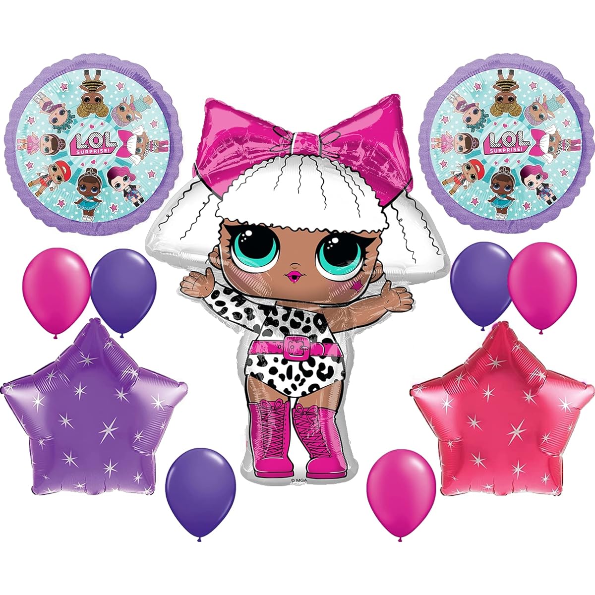 XL Birthday Party LOL Balloon Decoration Supplies Diva