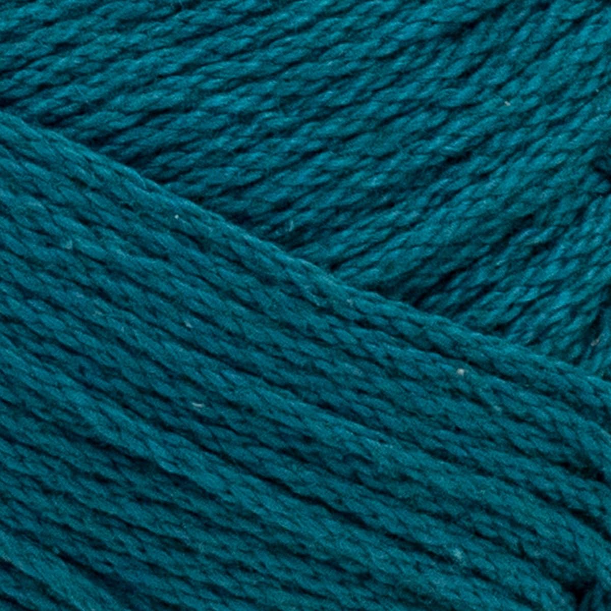 Lion Brand 24/7 Cotton Yarn for Knitting, Crocheting, Crafts, Dragonfly, 3 Pack