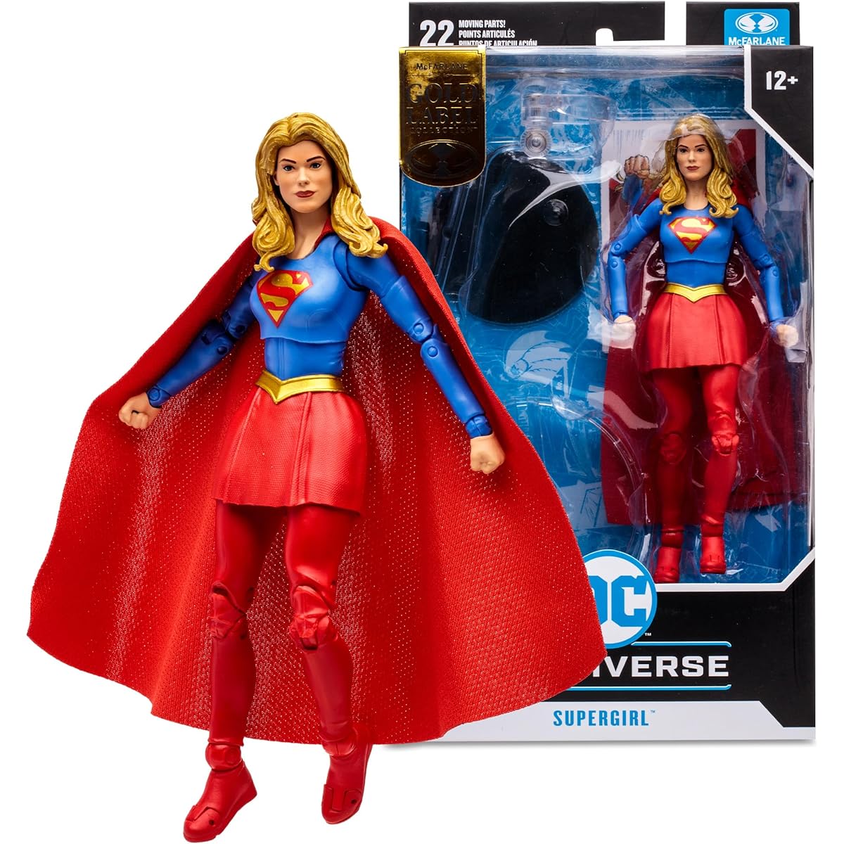 McFarlane Toys DC Multiverse Rebirth 7-Inch Action Figure Limited Supergirl Gold Label, 15552