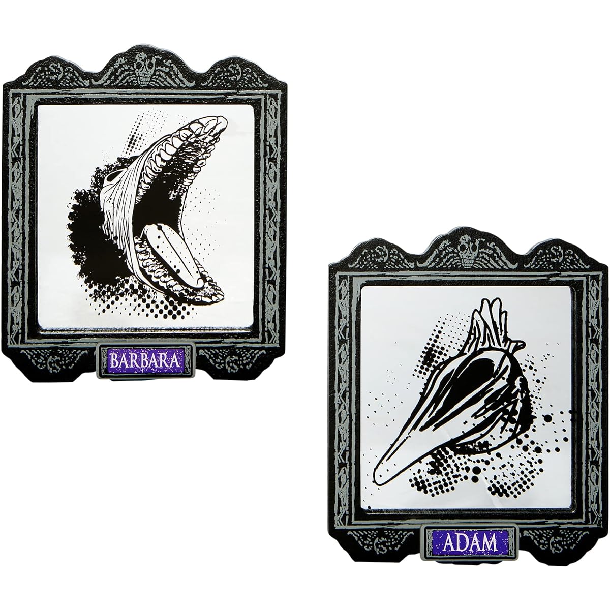 Spirit Halloween Beetlejuice Barb Adam Frame Set Decor | Halloween Decor | Beetlejuice Decor | Home Decor