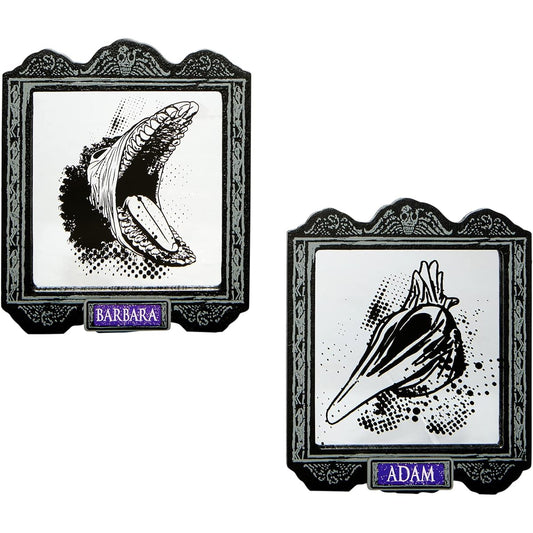 Spirit Halloween Beetlejuice Barb Adam Frame Set Decor | Halloween Decor | Beetlejuice Decor | Home Decor