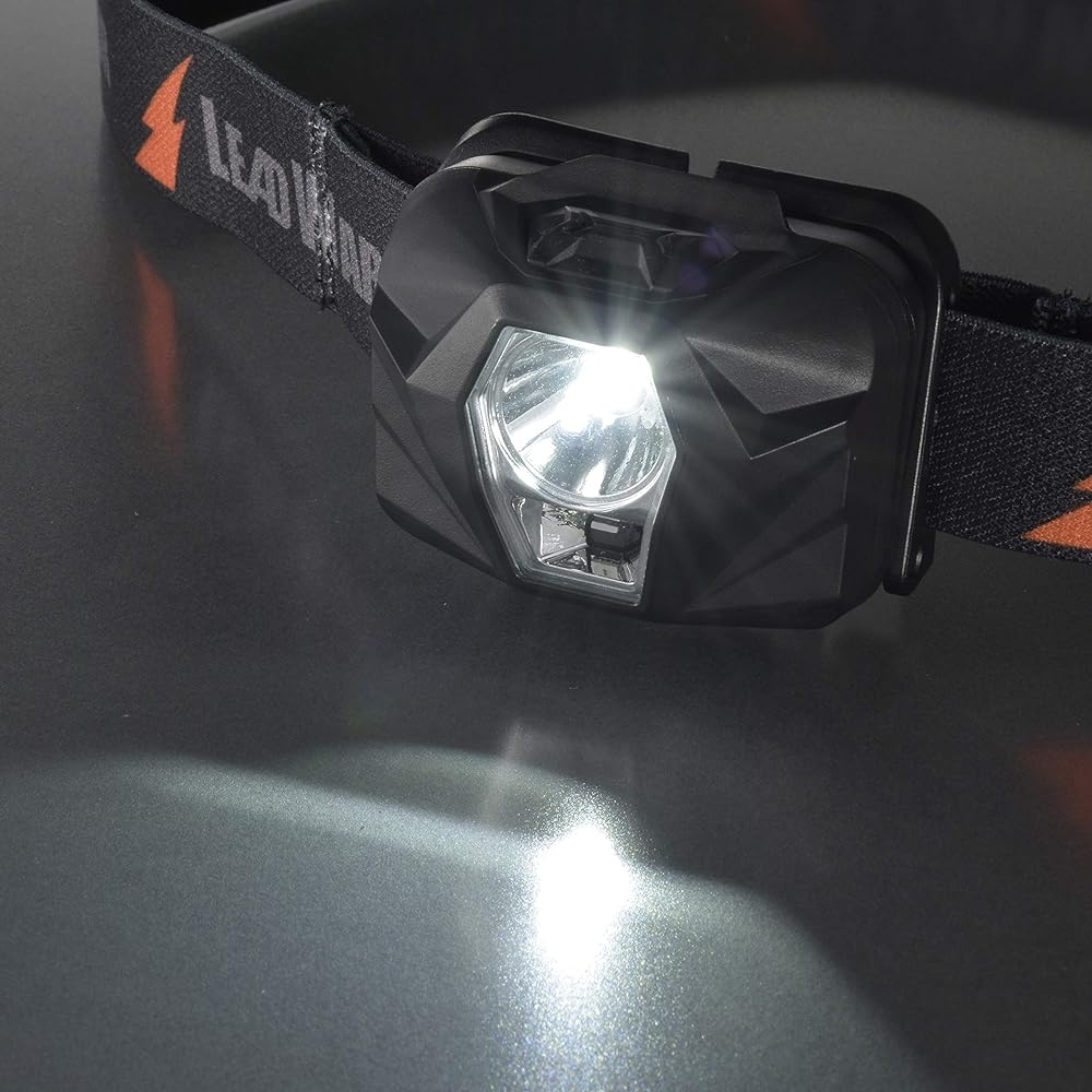 Ohm Electric Hybrid LED Headlight LEAD WARRIOR White + Red LH-SH250RR-K 08-0952 OHM
