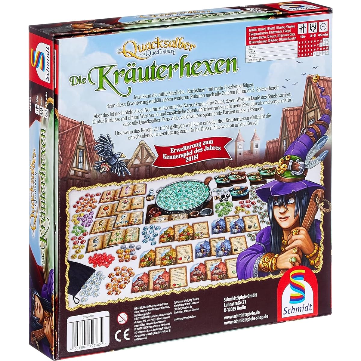 Quacksalber: The Herbalist Witches Expansion Set Die Quacksalber von Quedlinburg: Die Kräuterhexen, 1. Erweiterung [Parallel Import]