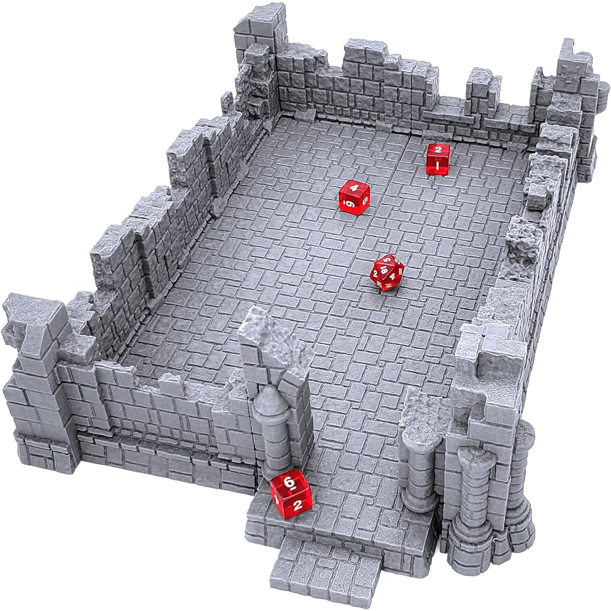 Terrain4Print Ulvheim Modular Ruins Set 3D Print Tabletop RPG Scenery Wargame Terrain for 28mm Miniatures