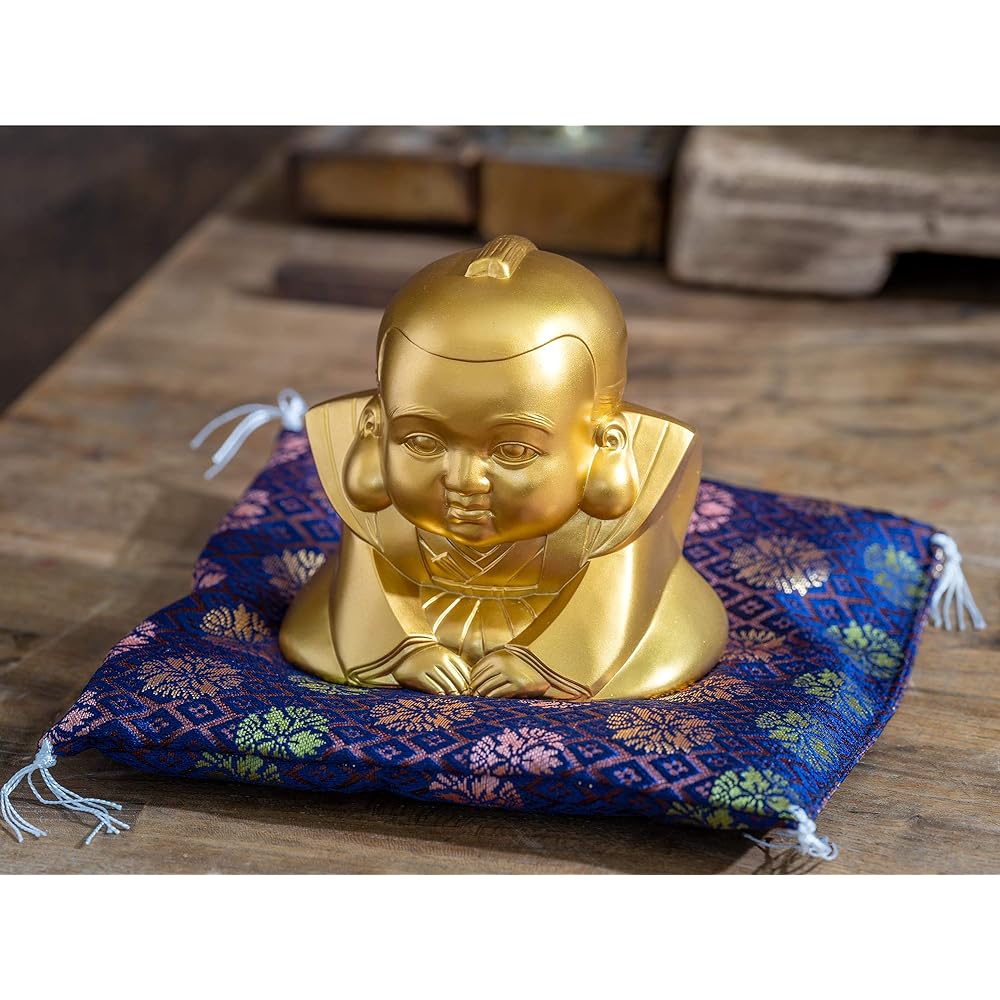 Gingado Dandan Fukusuke_Ornament Prosperous business, many customers, good luck in life Takaoka copperware (Dandan Fukusuke)