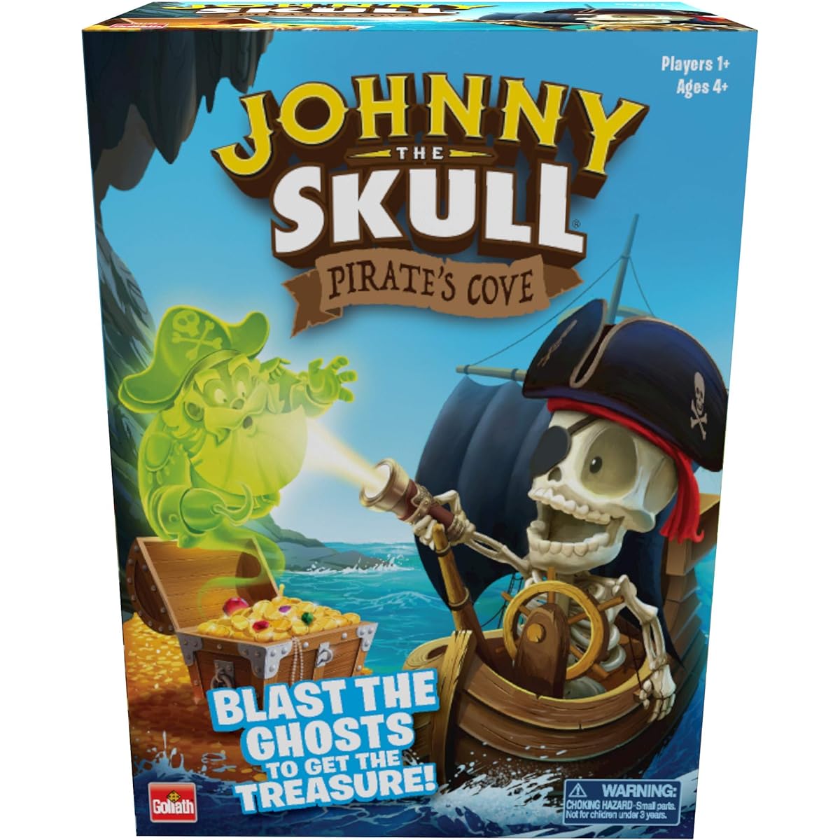 Goliath Johnny the Skull Pirate Cove Ghost Blast Treasure Game