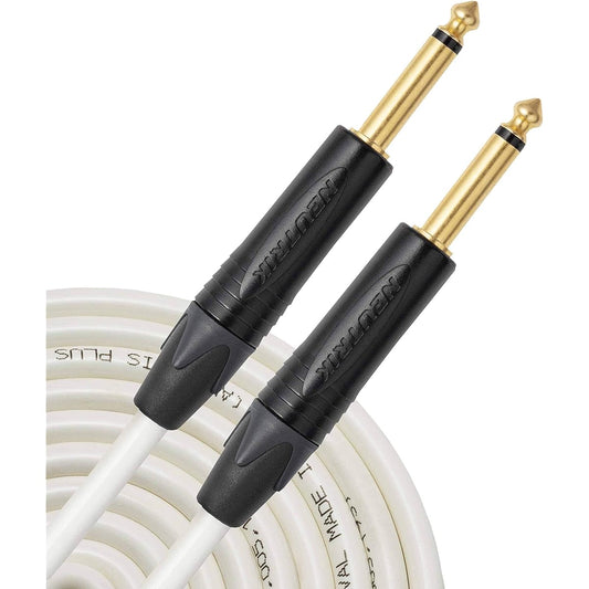 Analysis Plus White Oval Instrument Cable ST-ST (10ft)
