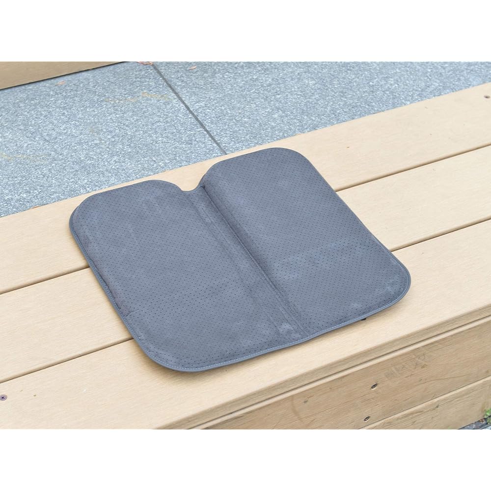 EXGEL Mobile Cushion L Black MOB02-BK Cushion Portable Made in Japan Compact Cushion Urethane