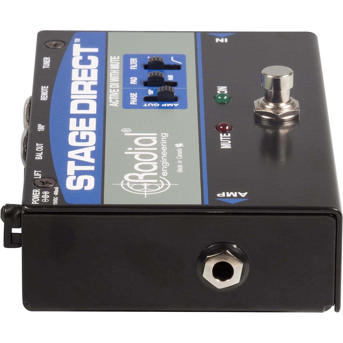 Radial Stage Direct Active DI Box with Mute Function [Official Import]