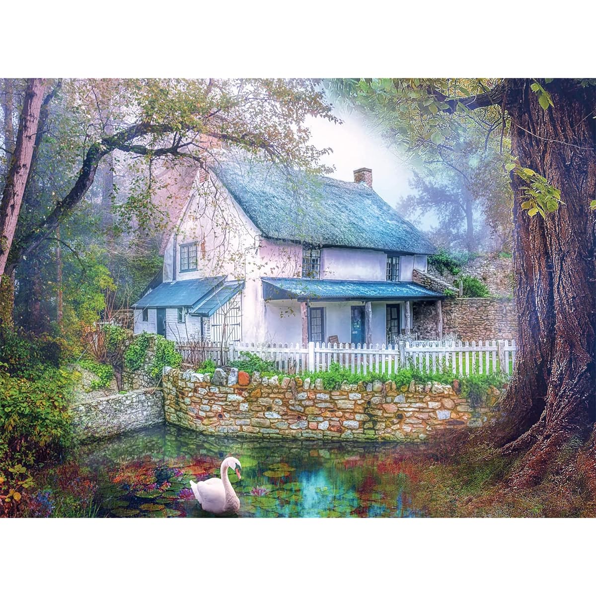 Buffalo Games - Cozy Country House - 1000 Piece Jigsaw Puzzle