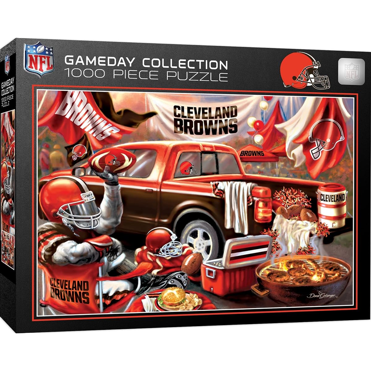 MasterPieces NFL Game Day Puzzle Collection Cleveland Browns 1000 Piece Game Day Jigsaw Puzzle