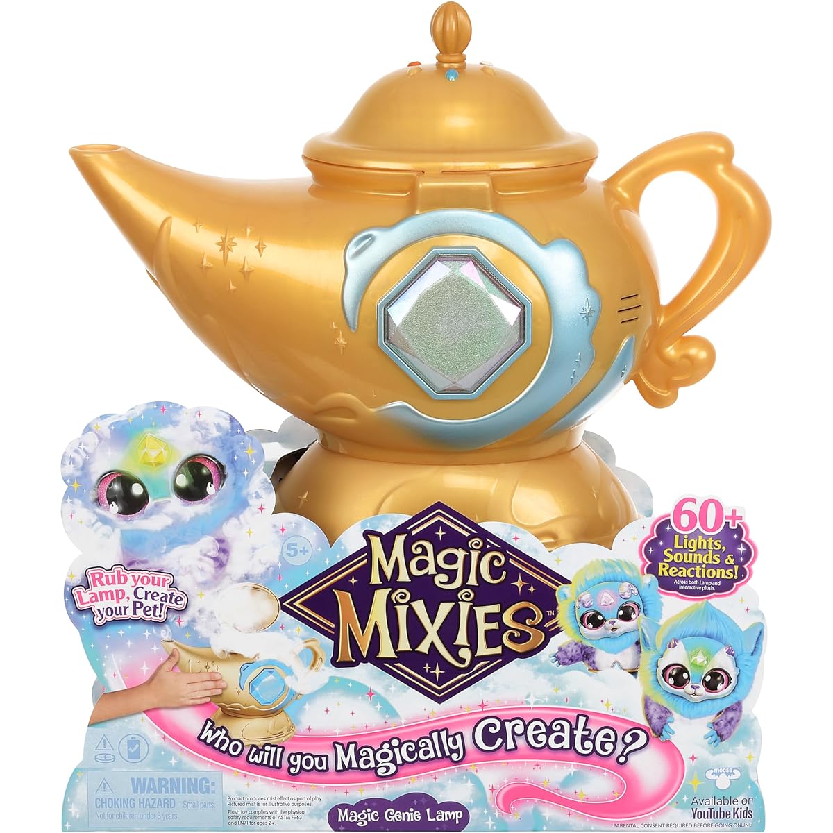Magic Mixies Genie Lamp Magic (Blue) Plush Toy [Parallel Import]