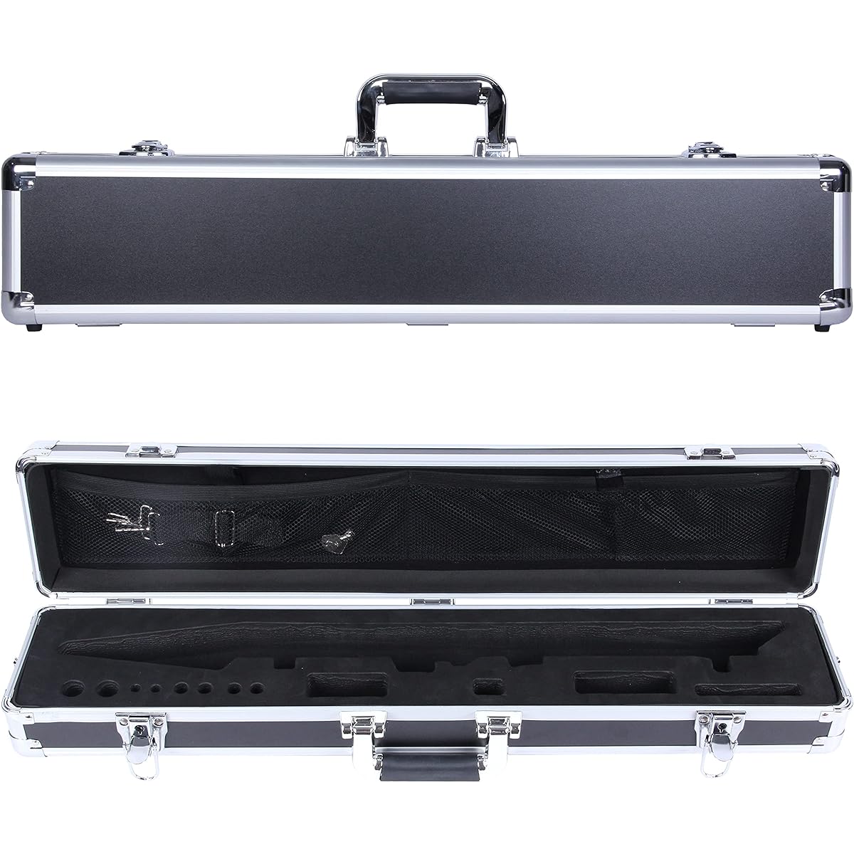 GEEK Professional Hard Case AKAI EWI 4000S 5000 Suitcase Electronic Wind Instrument Case with Handle Full Protection Big Volume EWI Body Battery Accessories (S Size and Single EWI)