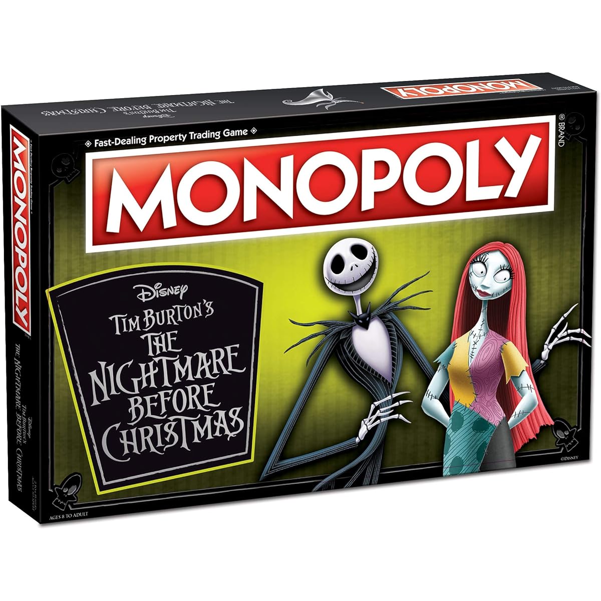 Monopoly Disney The Nightmare Before Christmas Board Game | Collectible Monopoly Tim Burton The Nightmare Before Christmas Movie | Collectible Monopoly Tokens