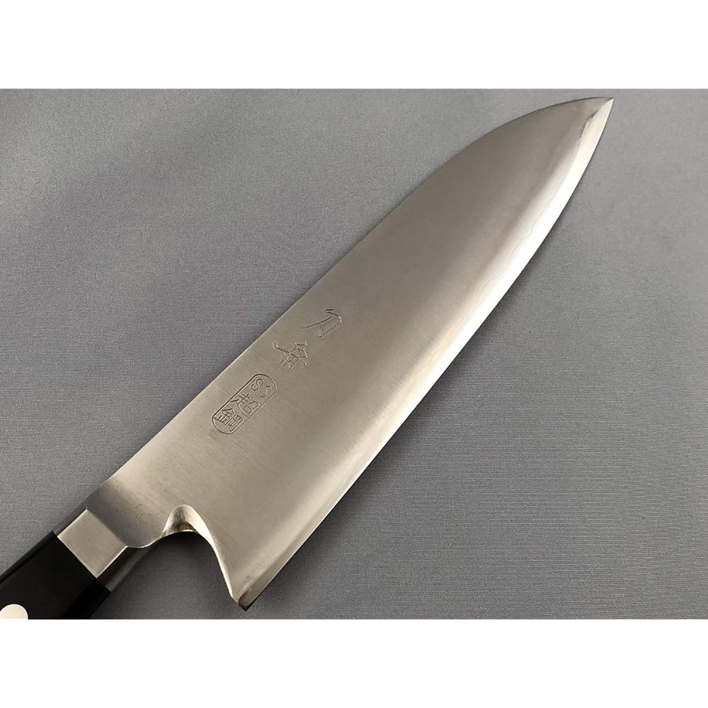 Toshu Giken Santoku Knife (Right-handed) 180mm "Toshu Powdered High Speed Steel" Japanese Knife Made in Japan 22518