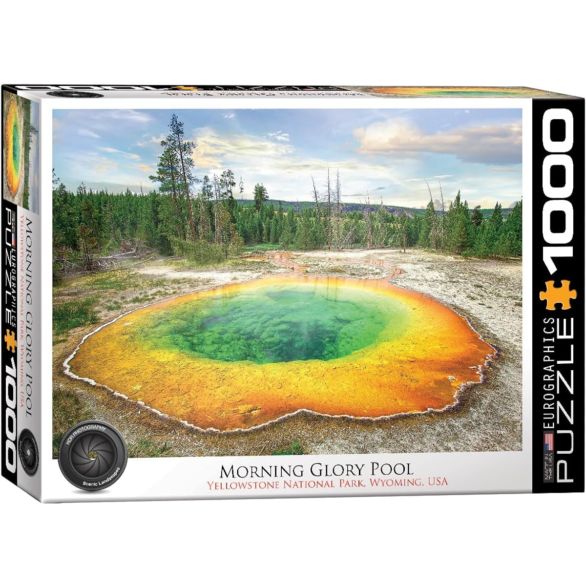 Morning Glory Pool 1000 Piece Puzzle