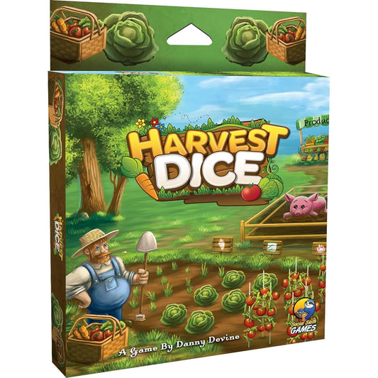 Social Sloth Harvest Dice Revised Edition, 2-4 Players, 15 Minutes, Grow The Best Garden!