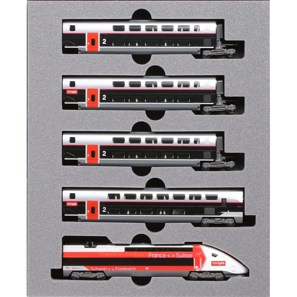 KATO N Gauge TGV Lyria Euroduplex (Lyria Euroduplex) 10-Car Set 10-1762 Railway Model Train