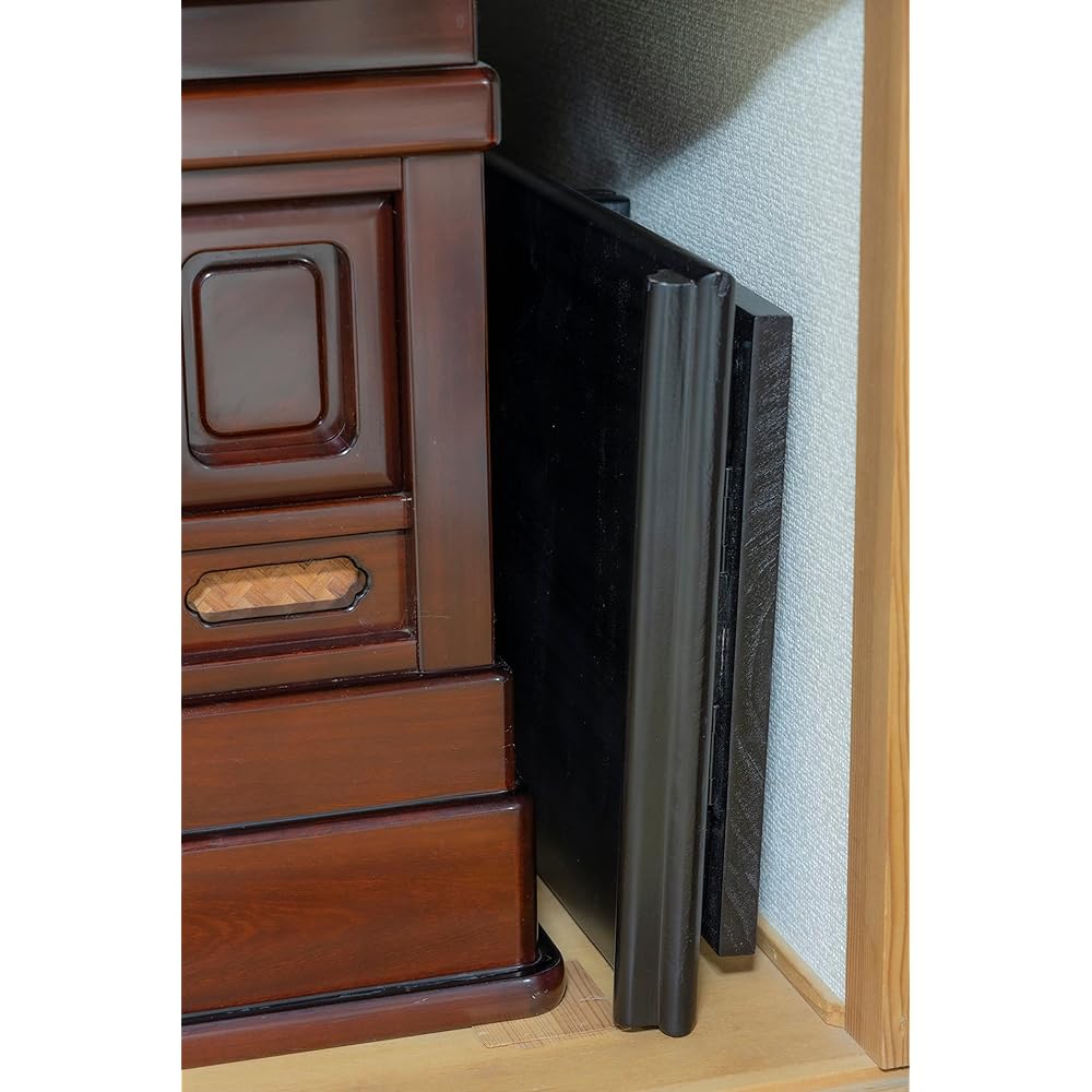 Seiei [Paulownia Foldable Sutra Desk OS-1 76751] Buddhist Altar, Sutra Desk, Offering Desk, Buddhist Altar Supplies, Buddhist Altar Desk, Offering Stand, Modern Writing Desk, Foldable, Natural Wood, Paulownia