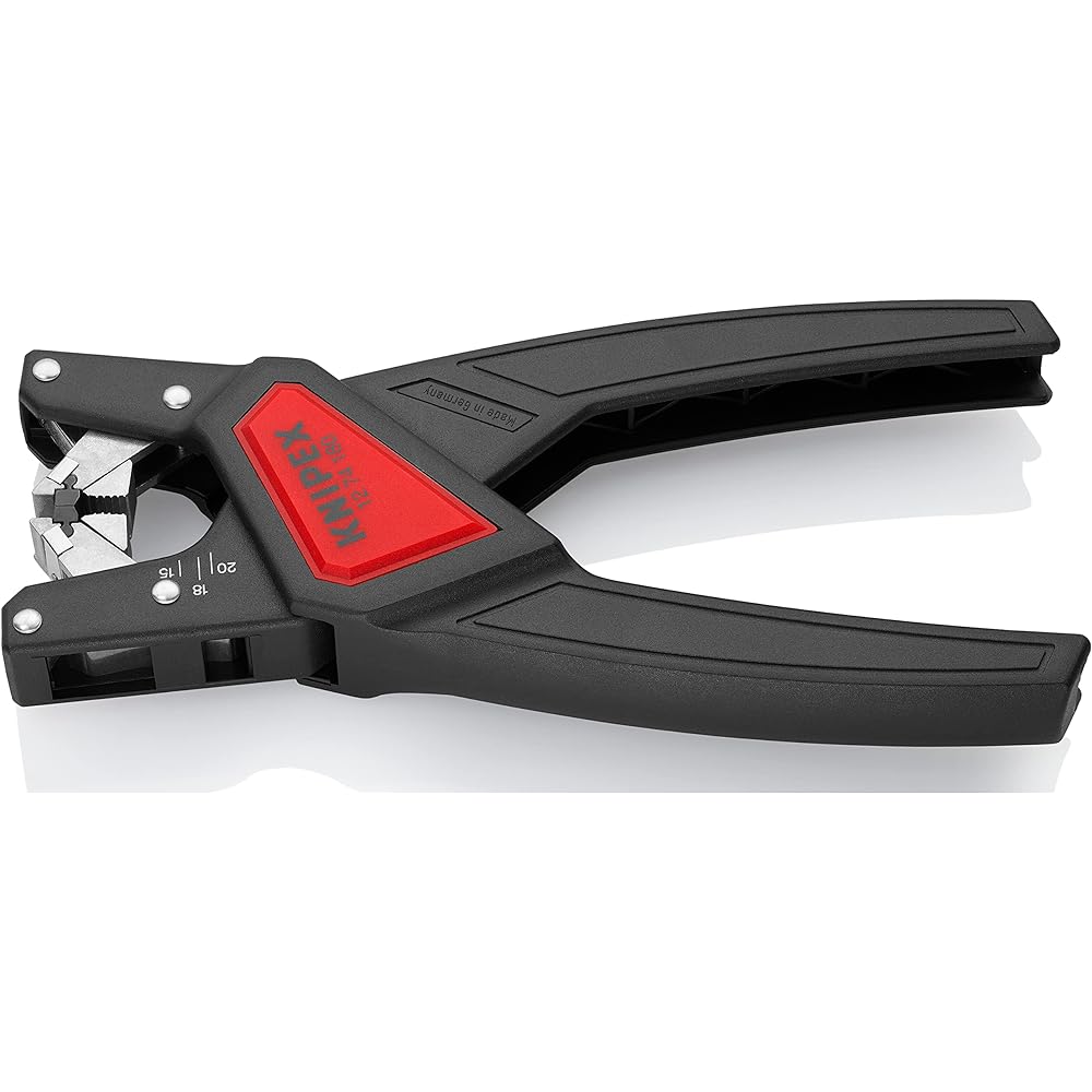 KNIPEX Automatic cable stripper Automatically strips cables from 4.4mm to 7.5mm 1274-180SB