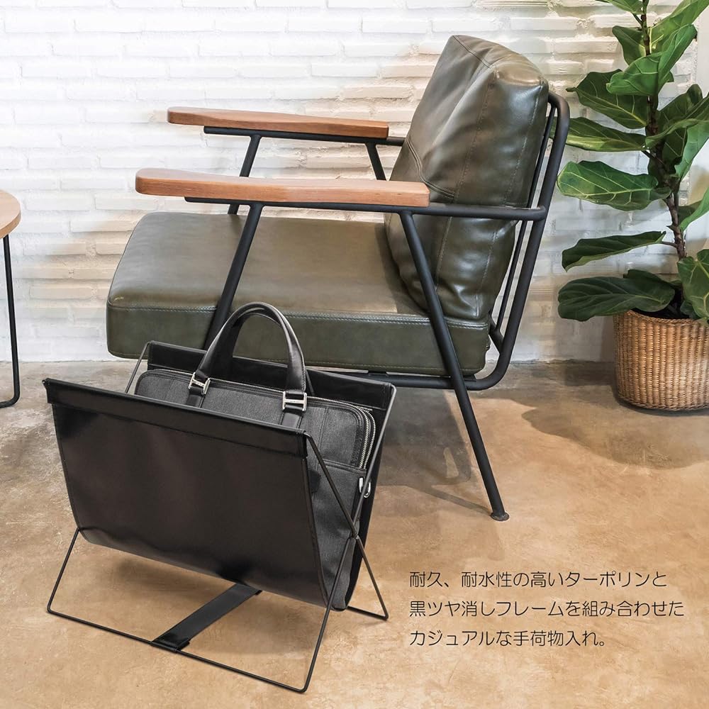 Saki Luggage Case Gray Side Wagon Tarpaulin Made in Japan R-326 Approx. Width 43 x Height 39 x Depth 25 cm