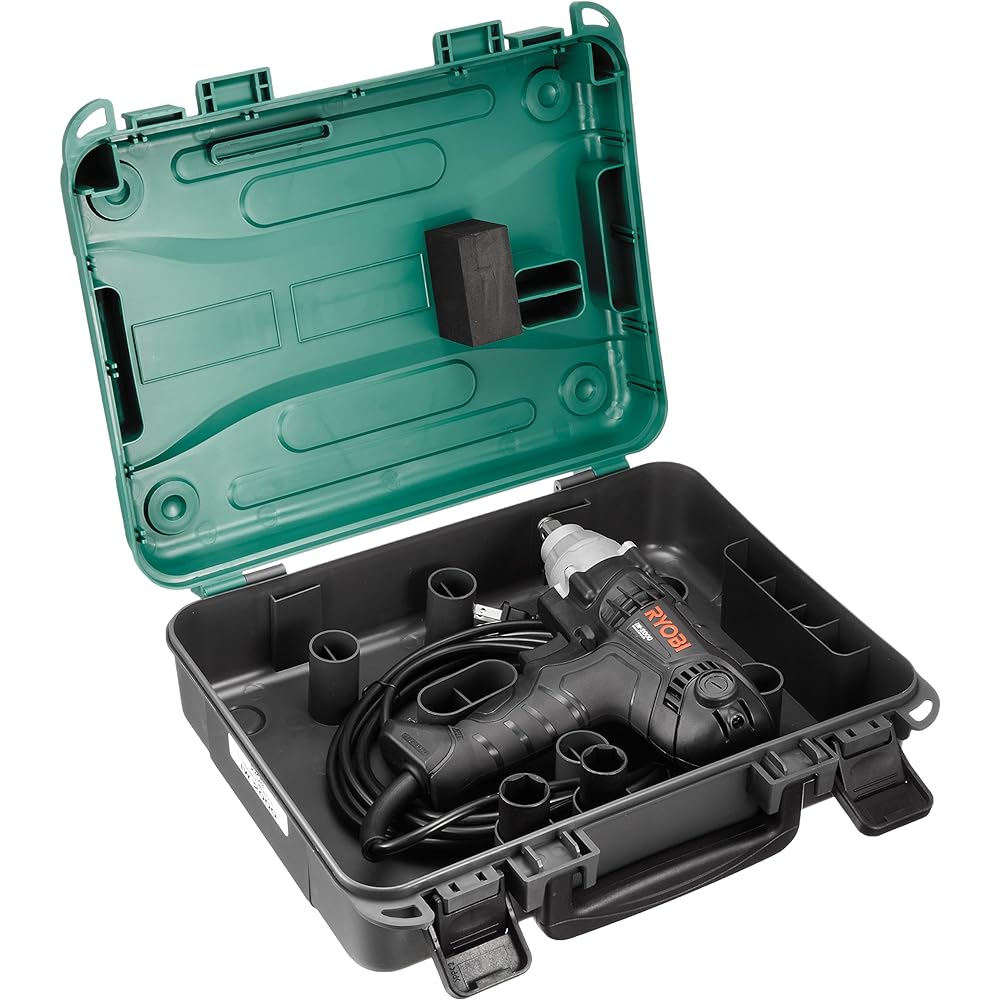Kyocera Old Ryobi Impact Wrench Socket Inlet 12.7mm IW-2000 657251A [You can switch the rotation speed with one touch depending on the application] Tightening capacity (normal bolt/high strength bolt) M10~M16 Maximum tightening torque 200N・M socket inser