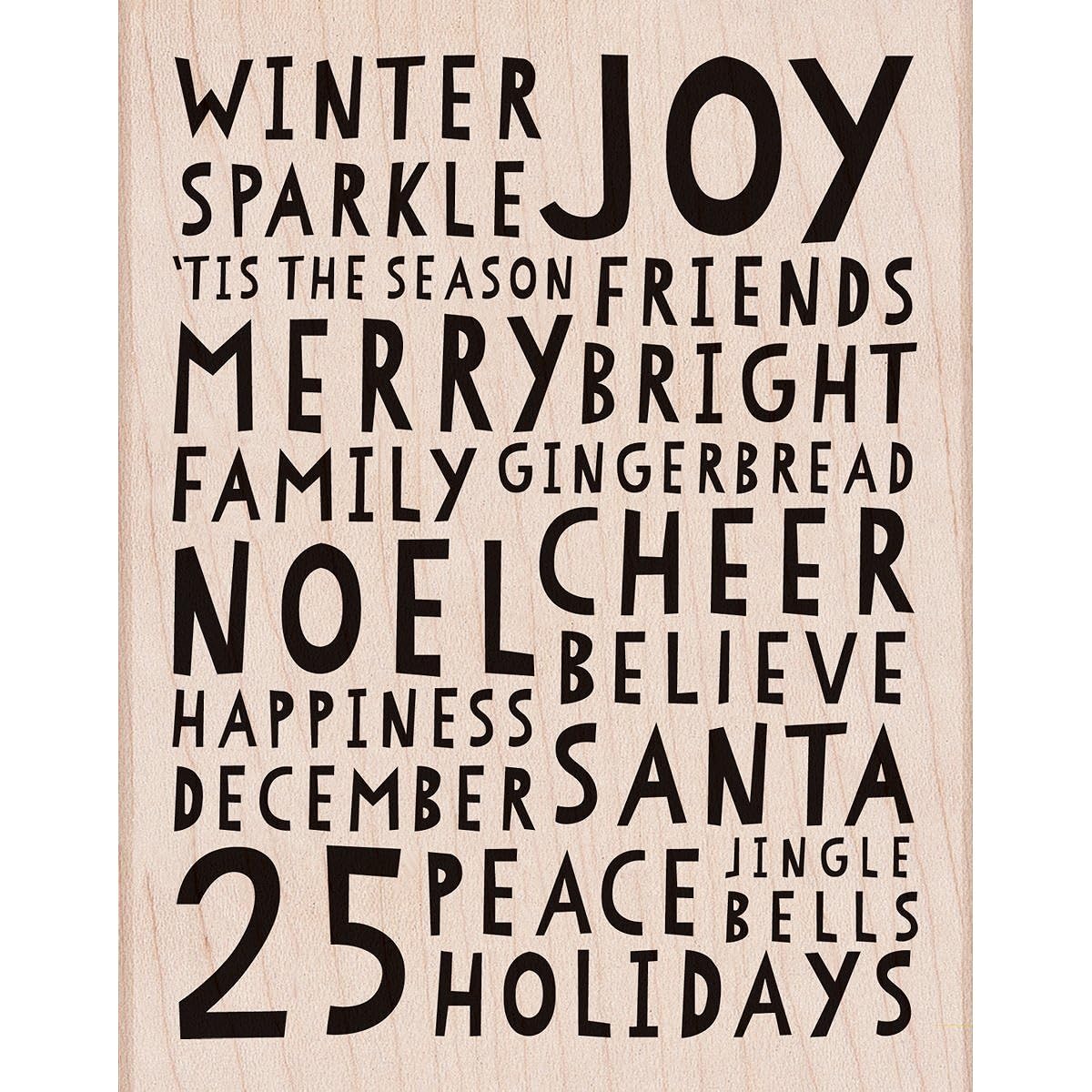 Hero Arts Mounted Rubber Stamps 4.25"X5.5"-Winter Sparkle Background (parallel input product)