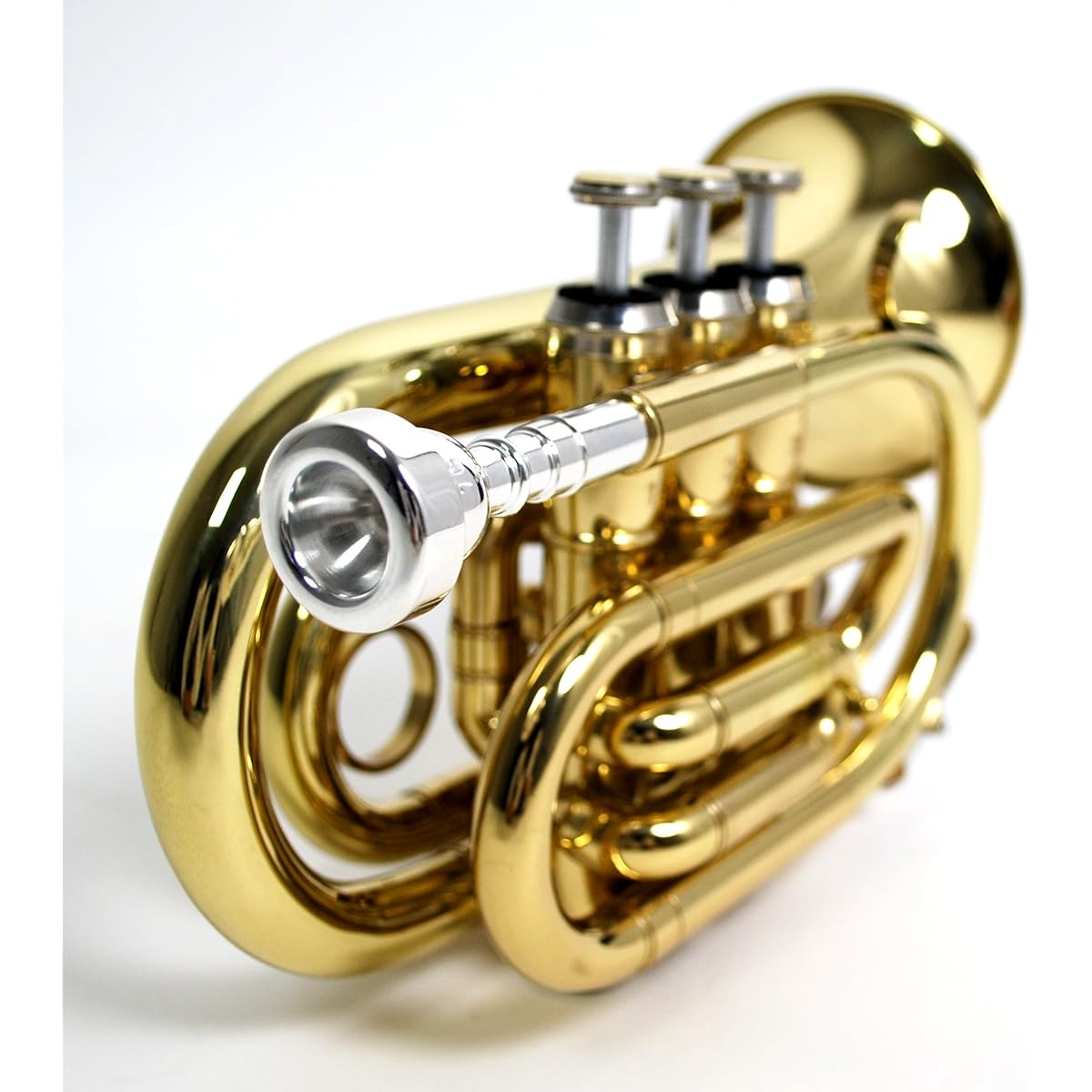 Kaerntner Pocket Trumpet KTR-33P/GD Gold (with semi-hard case)