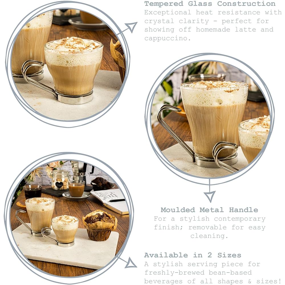 Bormioli Rocco Glass Oslo Cappuccino 1.21880 (6 pieces) ROS1702