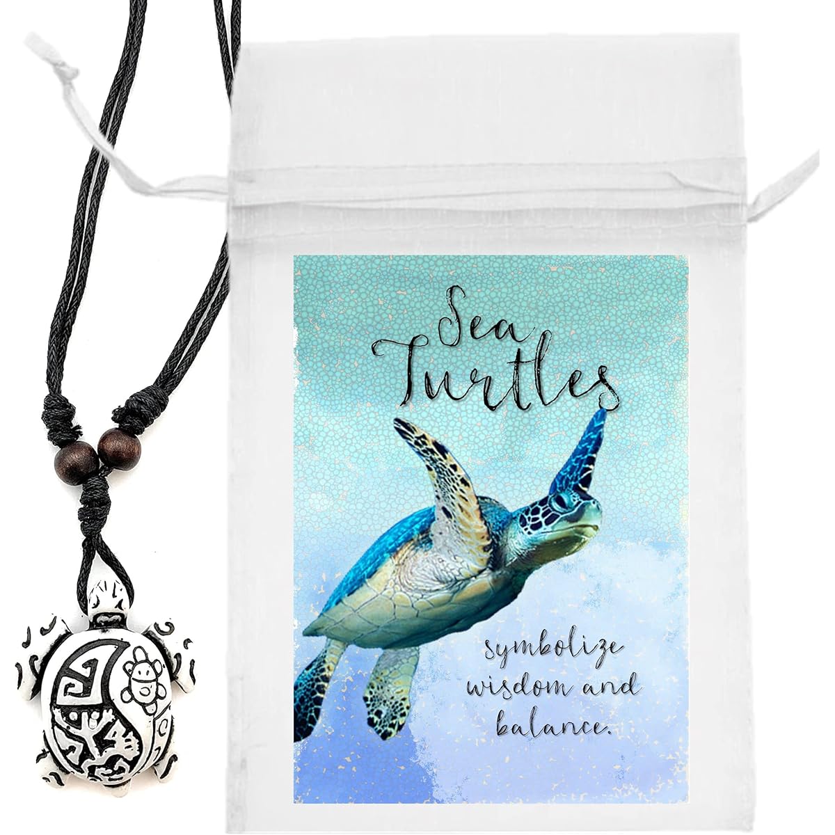 Smiling Wisdom - NEW - Bulk 20 - Thank You Appreciation Gift Set - Sea Turtle Gift - Greeting Card with Wisdom and Patience Message - for Employees Students Caregivers Hospice Volunteers - Copper - Limited Edition
