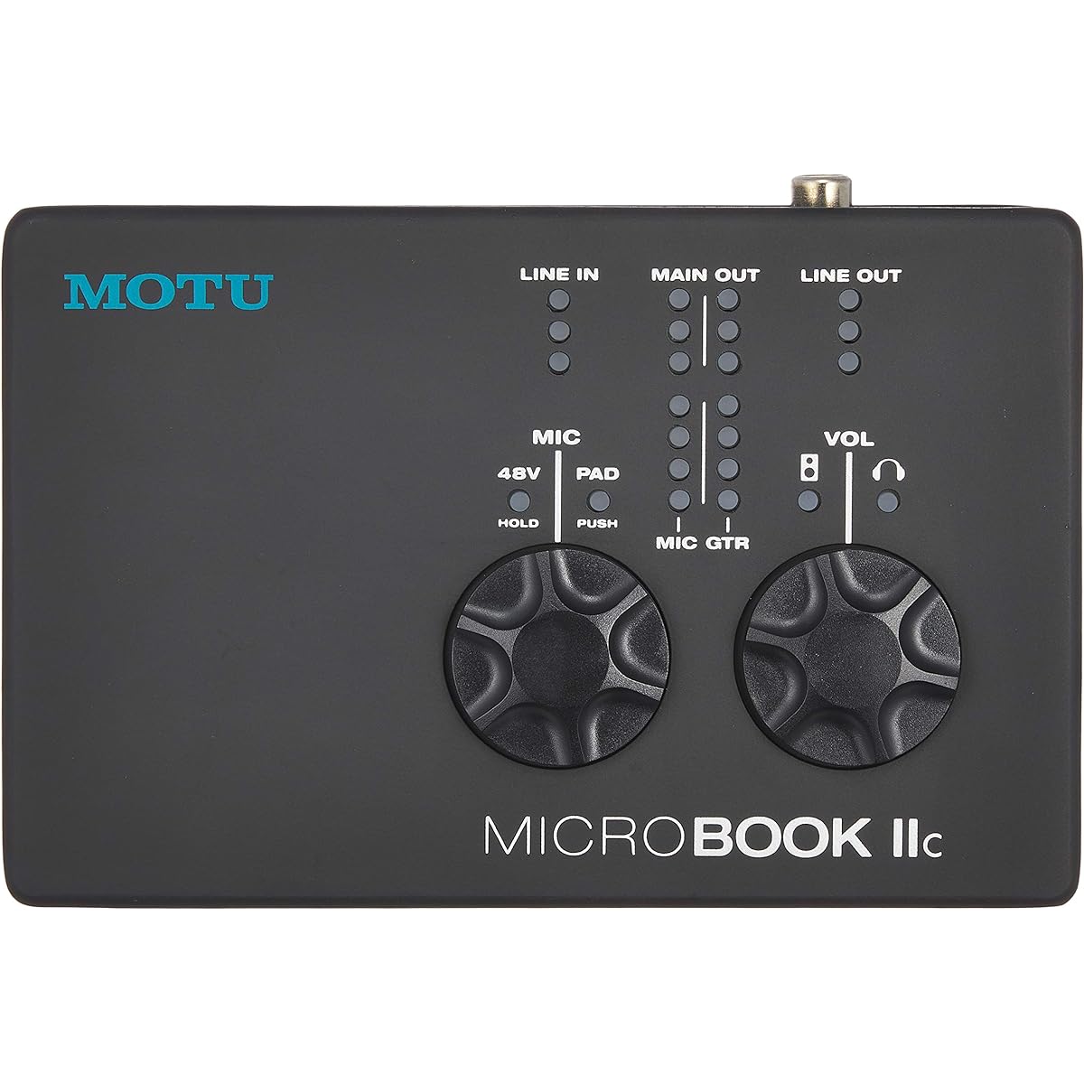 MOTU MicroBook IIc 4-in 6-out iOS compatible USB audio interface