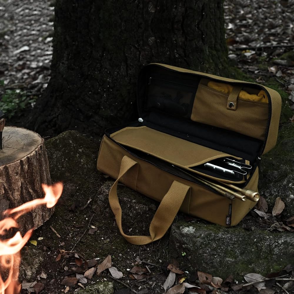 [Discontinued] asobito Bushcraft Tool Case Various Colors Flame Retardant Water Repellent 100% Natural Cotton Material Blade Proof Bushcraft Camping Outdoor [Natural Materials x Flame Retardant x Water Repellent]