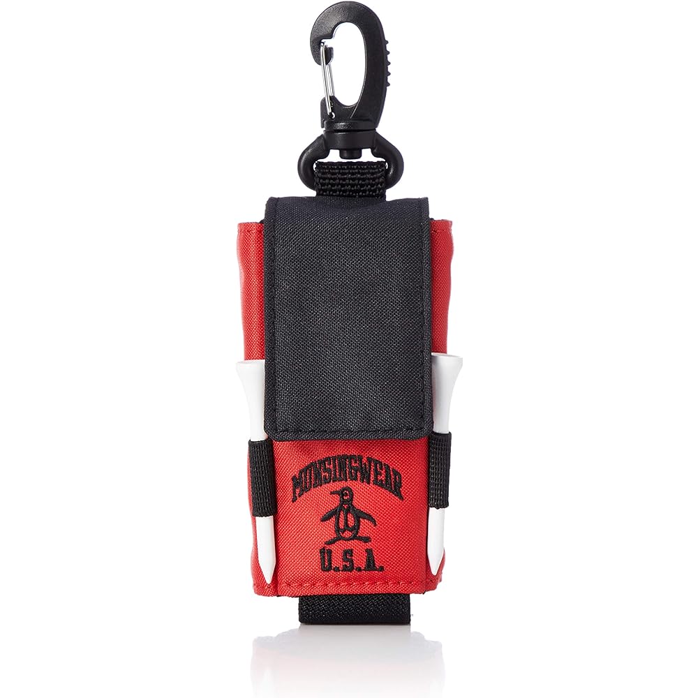 [Munsingwear] Golf Ball Holder, Sustainable, 2 Pieces, Includes 2 Tees, Simple MQBRJX61