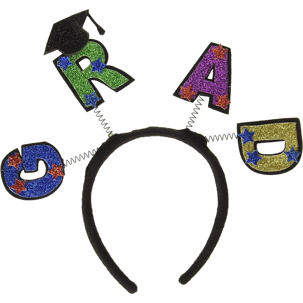 Beistle Glittered Graduate Boppers Toy [Parallel Import]