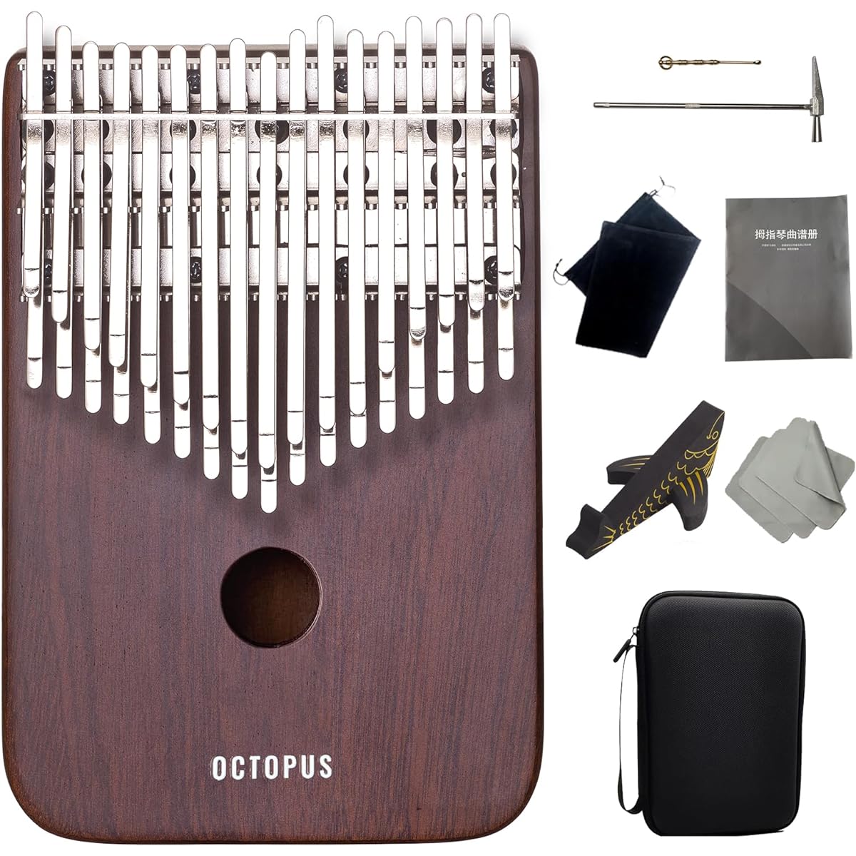 he tone is bright, has a long sustain and a warm sound. It is a beginner's set and is a perfect musical instrument gift for adults, children, students and music lovers. It has a mysterious tone. Suitable for Keyboard Music Gifts for Adults/Kids/Beginners