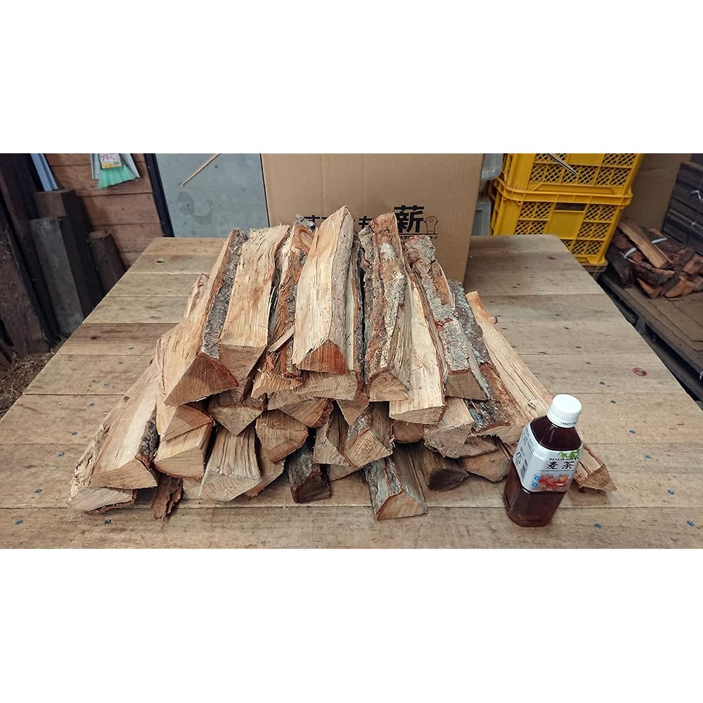 Length 36cm Capacity approx. 55L Oak/Sawtooth oak firewood [around 24.5kg] [Suzutomo Forestry]