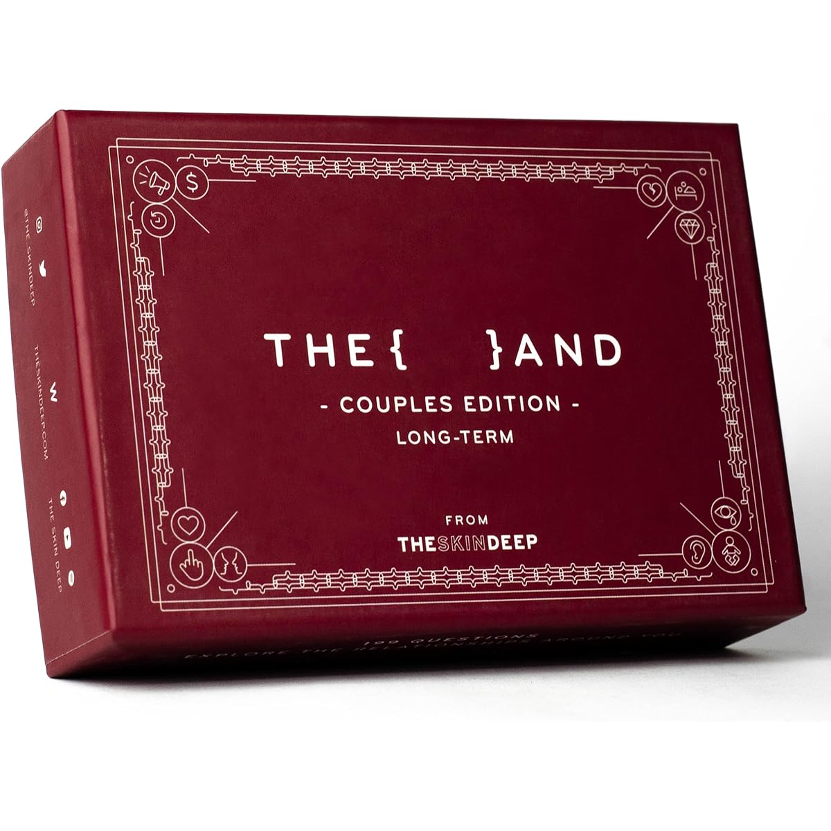 {THE AND} Long-Term Couples Edition - 199 Meaningful Conversation Cards for Couples - Questions to Reconnect and Deepen Relationships - Couples Card Game to Reflect and Rediscover Love by The Skin Deep