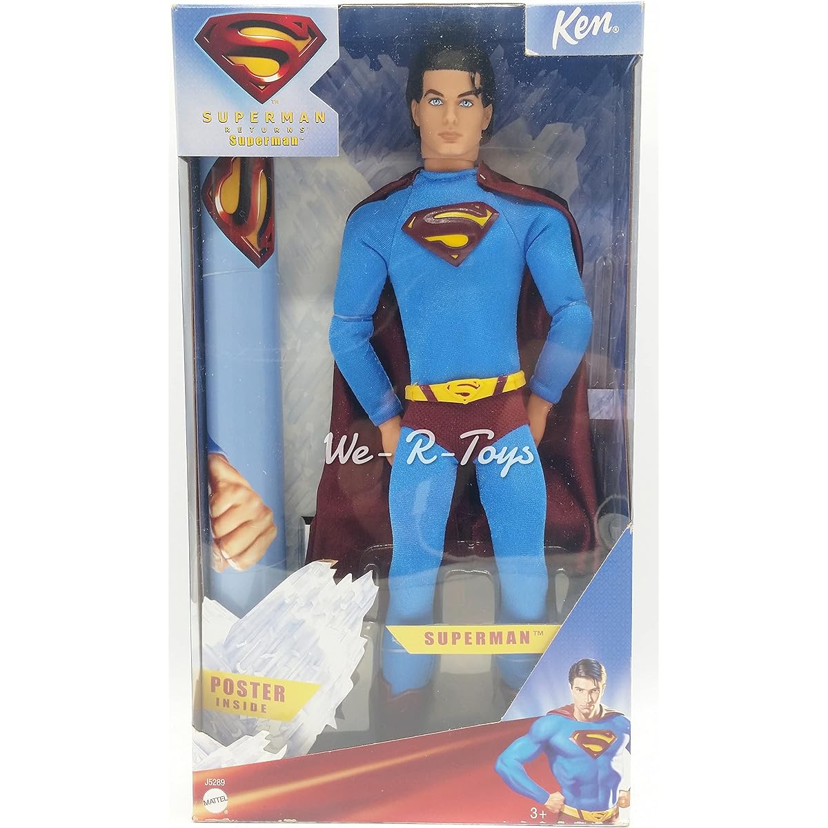 Barbie Collector Superman Returns Superman Doll Import J5289