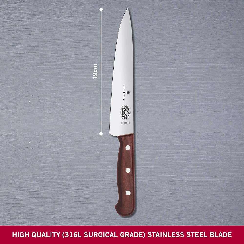 VICTORINOX Carving Knife Gyuto Knife Wood 19cm 5.2000.19G