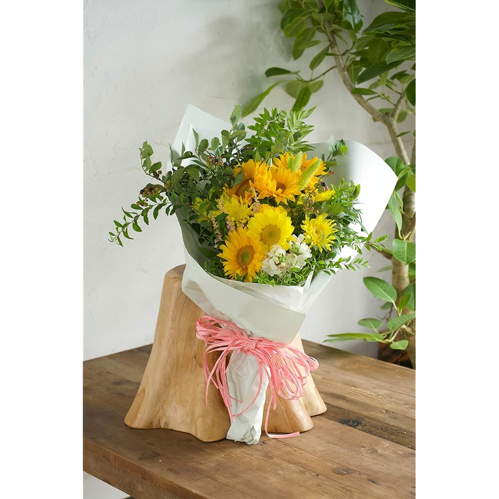 HitoHana Sunflower Bouquet Yellow L Standard