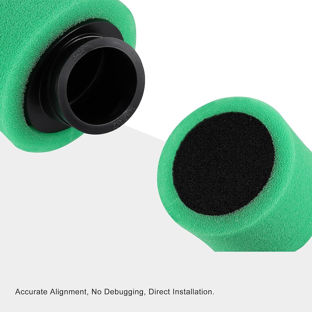 GOOFIT 42mm Vent Foam Air Filter Replacement for 4 Stroke 125cc 150cc 200cc 250cc CRF KLX Dirt Bike Motorcycle ATV Scooter Quad Go Kart