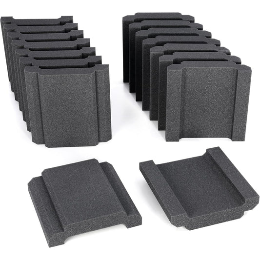 WaveCave Royale Parquet 16 sheets 30cm x 30cm Charcoal 5cm thick