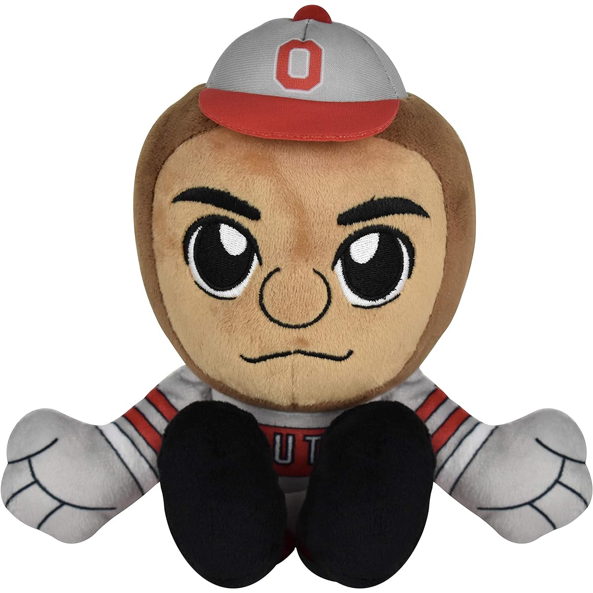Bleacher Creature Ohio State Buckeyes Brutus 8" Curiecha Sitting Plush Soft Chibi Inspired Mascot