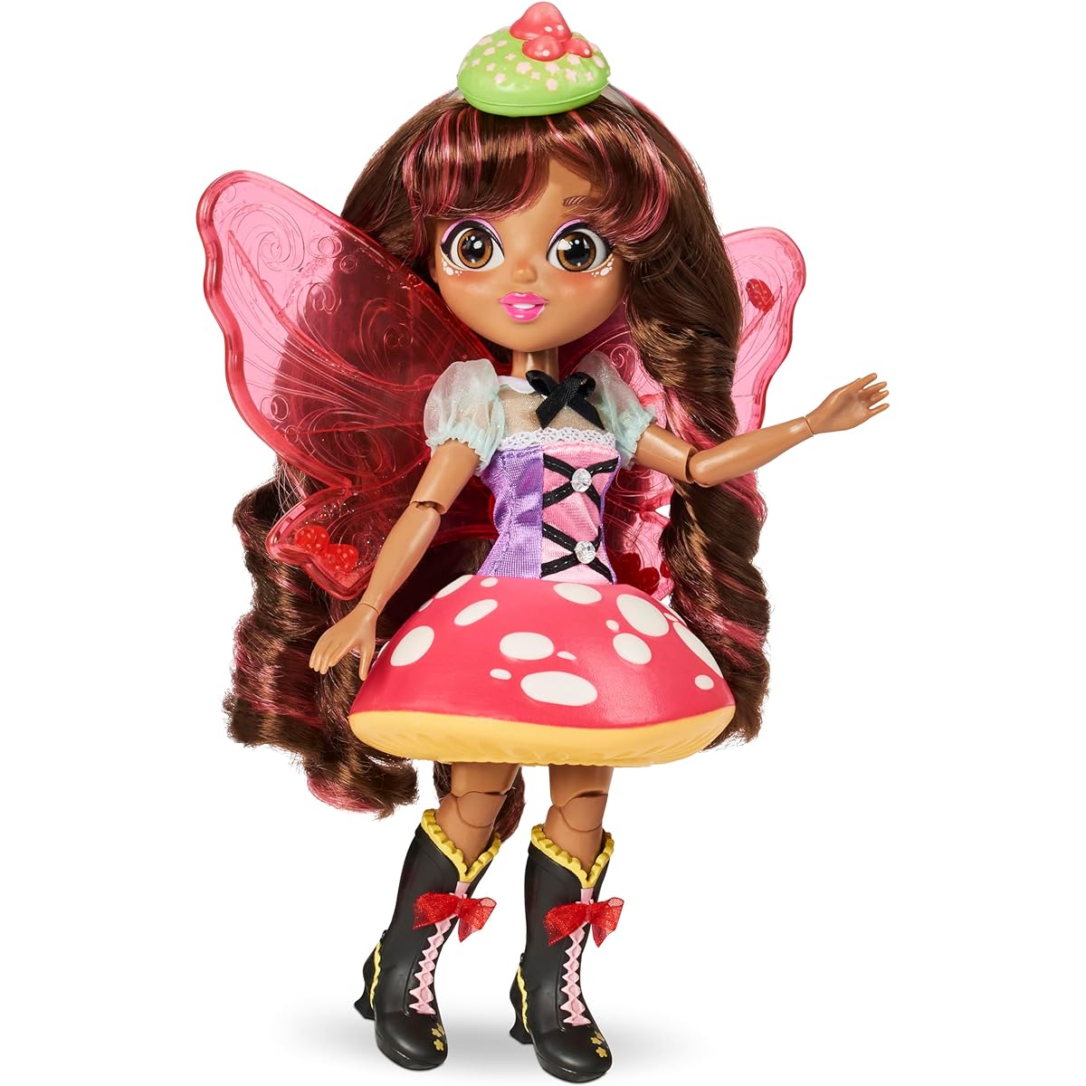 Sunny Days Entertainment Fiji Friends Fairy Garden Butterfly Wing Fashion Doll with Fidget Function