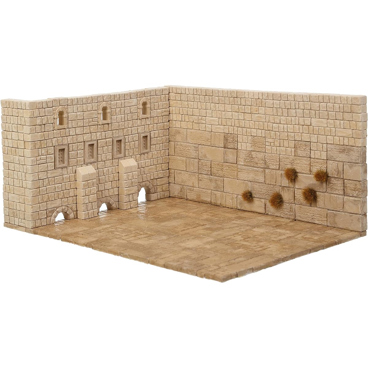 Wise Elk West Wall Mini Brick Constructor Set Beige