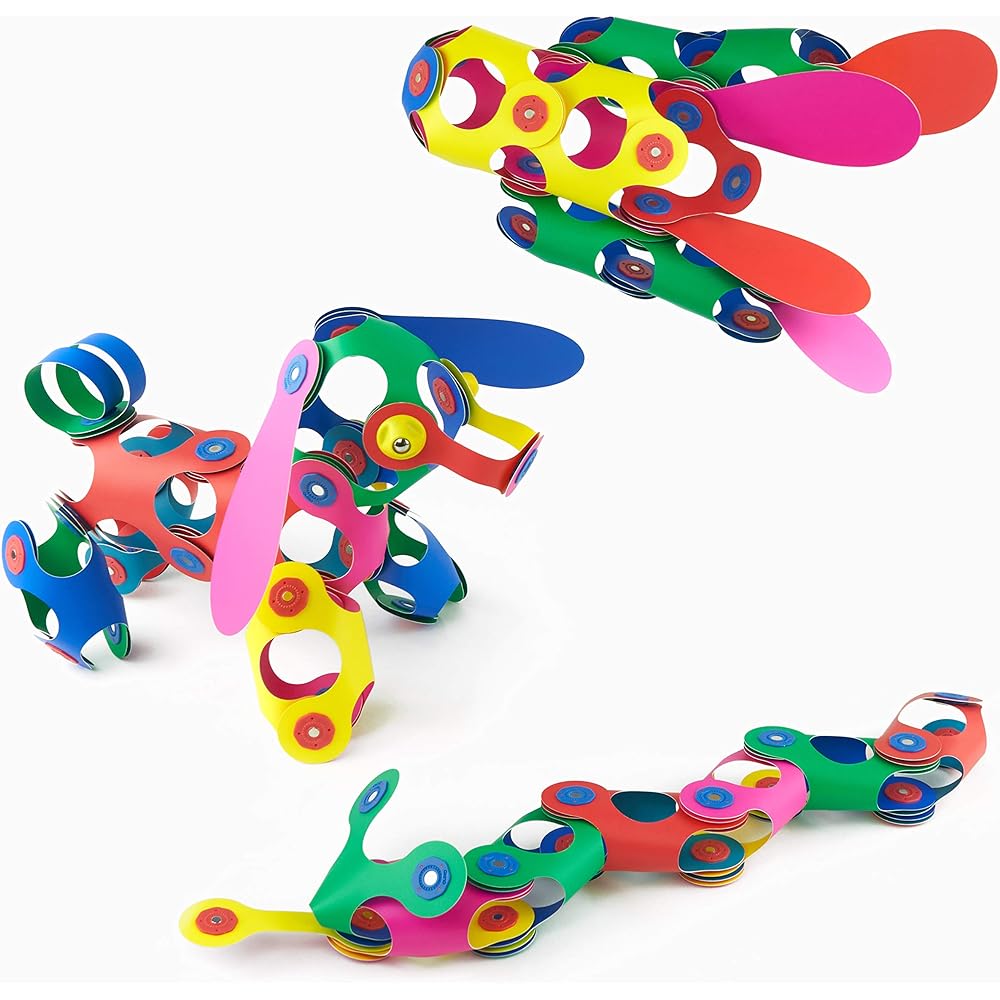 RANGS Click Saw CLIXO (Rainbow Pack) Magnet Educational Toy STEM Education Assembly Toy Magnet Block