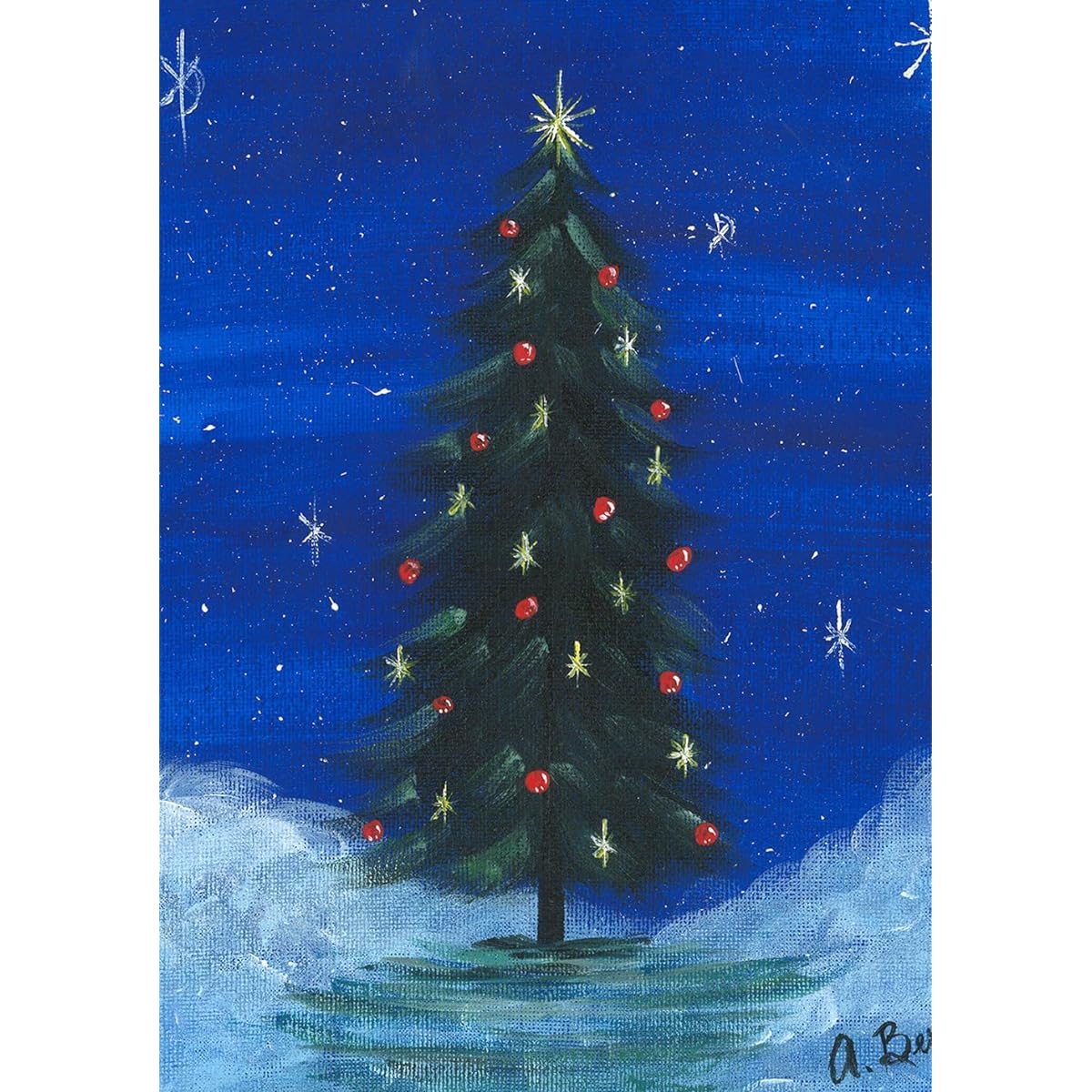 Toland 1112528 Sparkling Christmas 12.5" x 18" Decorative Garden Flag (12.5" x 18")